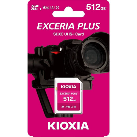 Carte Mémoire Micro SD avec Adaptateur Kioxia PLUS UHS-I C10 R98 512 GB 89,99 €