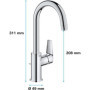 GROHE - Mitigeur monocommande Lavabo - Taille L 109,99 €