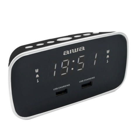 Radio-réveil Aiwa CRU19BK  NEGRO Noir Radio FM 44,99 €
