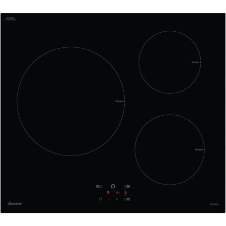 Table de cuisson induction SAUTER - 3 foyers - L60 cm - SI934B - 7200W - 339,99 €