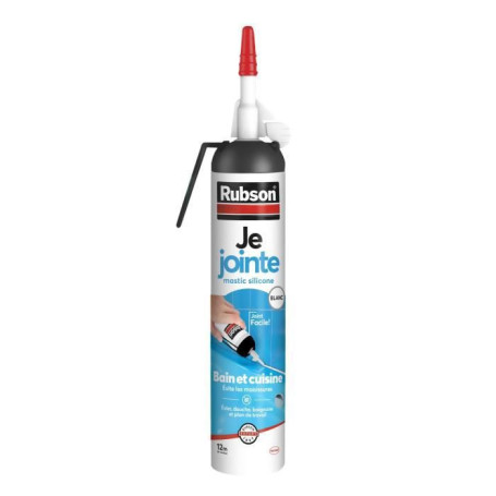 Mastic sanitaire Rubson - Gachette 200 ml - Blanc 32,99 €