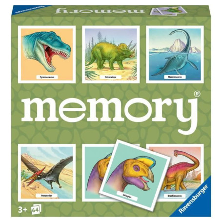 Grand memory - Dinosaures -4005556209248 - Ravensburger 27,99 €