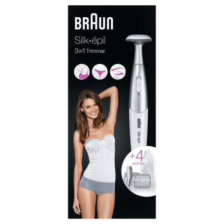BRAUN Tondeuse bikini 3 en 1 FG1100 - Blanc 30,99 €