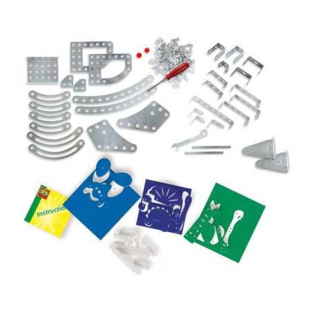 Kit de construction de dinosaures en métal - Tricératops et spinosaure 27,99 €