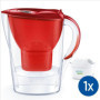 BRITA Carafe filtrante Marella rouge (2.4L) inclus 1 cartouche filtrante 44,99 €