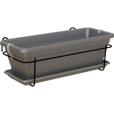 ARTEVASI - Kit balcon Jardiniere venezia 50cm anthracite 50 x 19.5 x h16 60,99 €