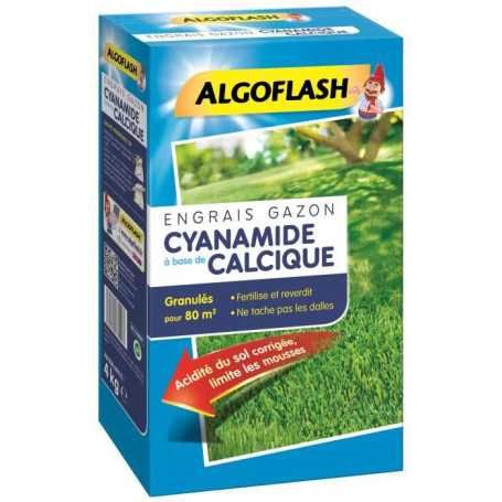 ALGOFLASH Engrais Gazon Cyanamide - 4kg 50,99 €