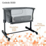 Nania Lit bébé cododo - DODI - Lit d'appoint 2 en 1 - Ultra confort mate 169,99 €