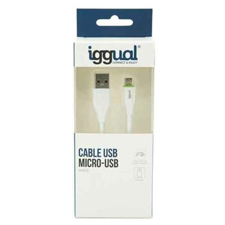 Câble USB vers micro USB iggual IGG316931 1 m Blanc 12,99 €