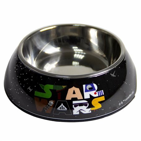 Mangeoire pour chiens Star Wars Mélamine 180 ml Noir Métal 20,99 €