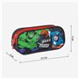 Trousse Fourre-Tout Double The Avengers 22,5 x 8 x 10 cm Noir 19,99 €
