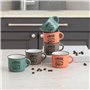 Lot de tasses Quid Frappe Deco Céramique 80 ml Multicouleur 85,99 €