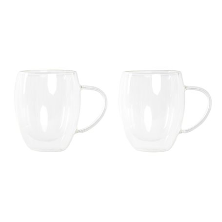 Ensemble de tasses à café DKD Home Decor Verre Transparent 350 ml Verre  62,99 €