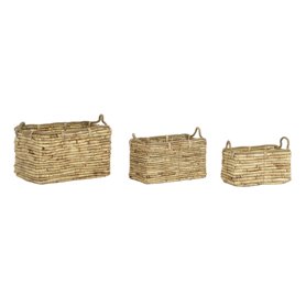 Set de basket DKD Home Decor 49 x 30 x 35 cm Métal 159,99 €