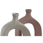 Vase DKD Home Decor 16 x 6 x 24 cm Beige Rose Aluminium (2 Unités) 69,99 €