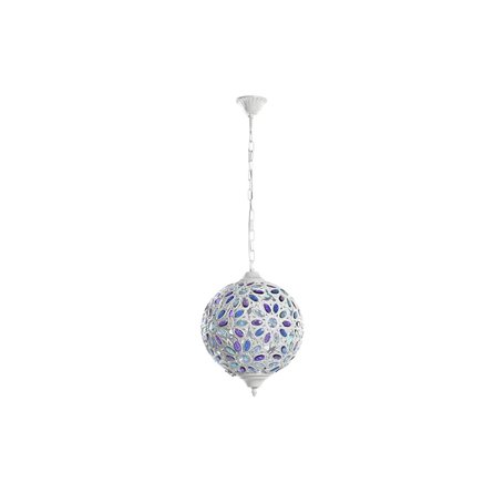 Suspension DKD Home Decor 28 x 28 x 44 cm Métal Blanc Multicouleur 50 W 114,99 €
