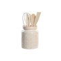 Pot pour ustensiles de cuisine DKD Home Decor Rose Métal Blanc Dolomite  26,99 €