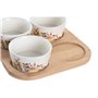 Ensemble à apértif DKD Home Decor 19,7 x 19,7 x 1 cm Naturel Bleu Multic 30,99 €