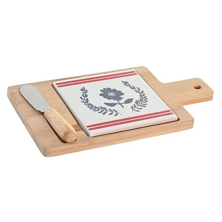 Ensemble à apértif DKD Home Decor 21,5 x 11,8 x 1,5 cm Naturel Rouge Ble 21,99 €