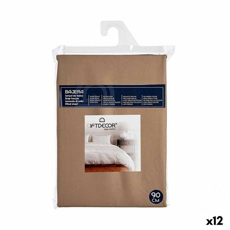 Drap housse 90 cm Marron (12 Unités) 116,99 €