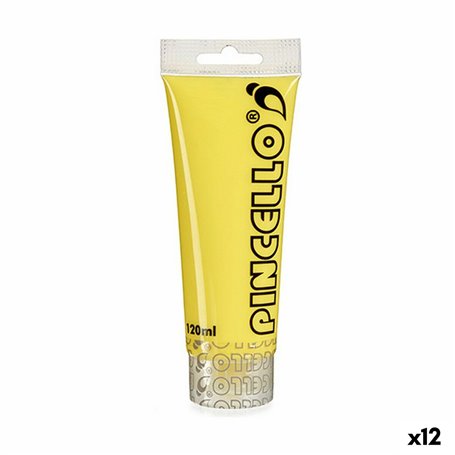 Peinture acrylique Jaune 120 ml (12 Unités) 41,99 €