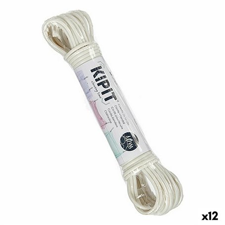 Fil à linge Blanc PVC 10 m (12 Unités) 33,99 €