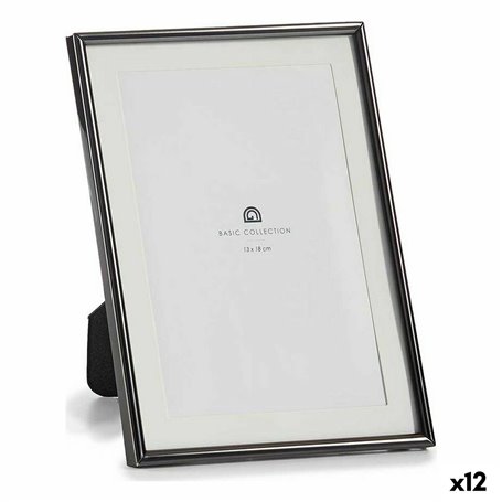 Cadre photo Verre Noir Acier (12 Unités) 65,99 €