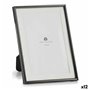 Cadre photo Verre Noir Acier (12 Unités) 65,99 €
