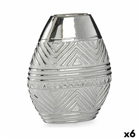 Vase Largeur Argenté Céramique 9,8 x 26,5 x 22 cm (6 Unités) 146,99 €