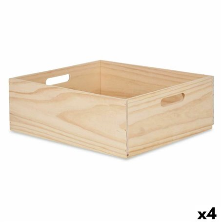 Boîte Décorative Bois de pin 35 x 14 x 40 cm (4 Unités) 141,99 €