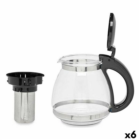 Théière Transparent Noir Plastique verre 1,5 L (6 Unités) 95,99 €