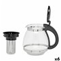 Théière Transparent Noir Plastique verre 1,5 L (6 Unités) 95,99 €