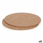 Lot Dessous de plat 18 x 0,5 x 18 cm Naturel Liège (12 Unités) 39,99 €