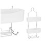Rangement de douche 28 x 60 x 14 cm Métal Blanc Plastique (6 Unités) 183,99 €