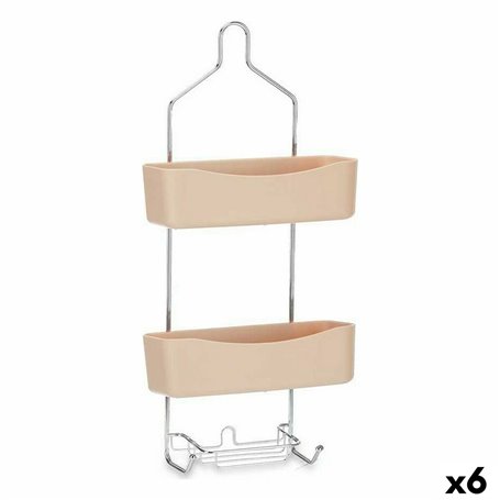 Rangement de douche 28 x 60 x 14 cm Beige Métal Plastique (6 Unités) 183,99 €