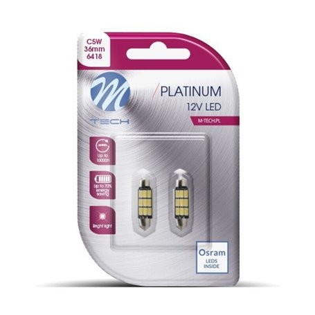 Lampe LED M-Tech C5W 450LM 12V 26,99 €