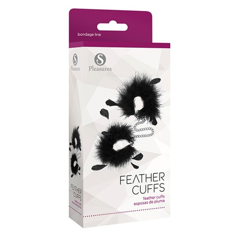 Image secondaire de Menottes S Pleasures Feather Noir