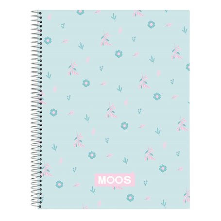 Cahier à Spirale Moos Garden Turquoise A4 120 Volets 19,99 €