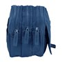 Trousse Fourre-Tout Triple Safta 21,5 x 10 x 8 cm Blue marine 27,99 €