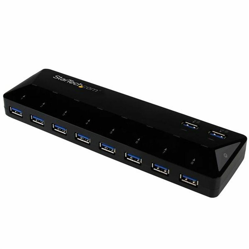 Hub USB Startech ST103008U2C USB 3.0 x 10 Noir