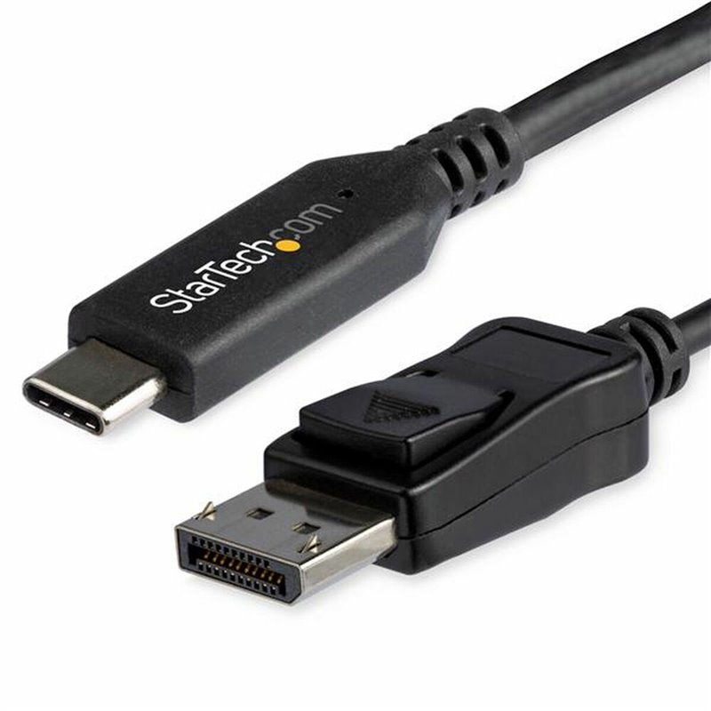 Startech.com CDP2DP146B câble vidéo et adaptateur 1,8 m USB Type-C DisplayPort Noir
