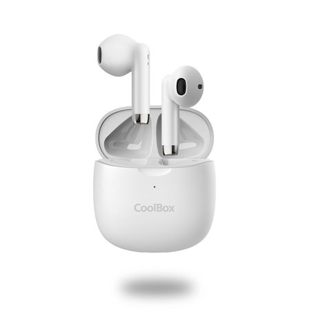 Casques Bluetooth avec Microphone CoolBox TWS-01 Blanc 33,99 €