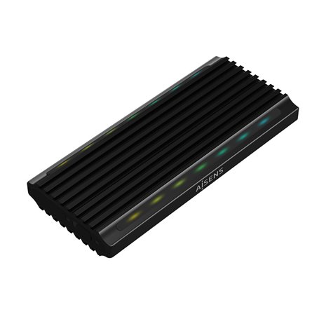 Protection pour disque dur Aisens ASM2-RGB012B USB Noir Ethernet LAN USB 35,99 €