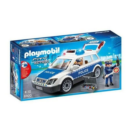 Voiture avec Lumièe et Son City Action Police Playmobil 6920 Blanc 73,99 €