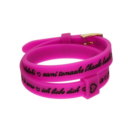 Bracelet Femme il mezzometro I LOVE YOU GOLD - BRACCIALE IN SILICONE/SIL 35,99 €