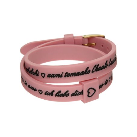 Bracelet Femme il mezzometro I LOVE YOU GOLD - BRACCIALE IN SILICONE/SIL 35,99 €