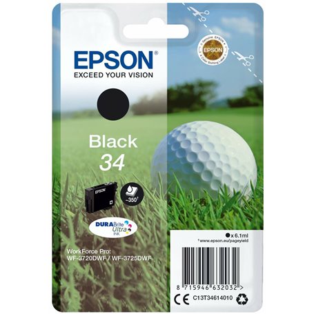 Cartouche d'encre originale Epson C13T34614020 Noir 40,99 €