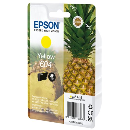 Cartouche d'encre originale Epson 604 Jaune 24,99 €