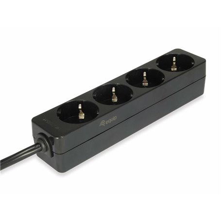 Rallonge 4 prises Schuko sans interrupteur Equip 333281 Noir 42,99 €