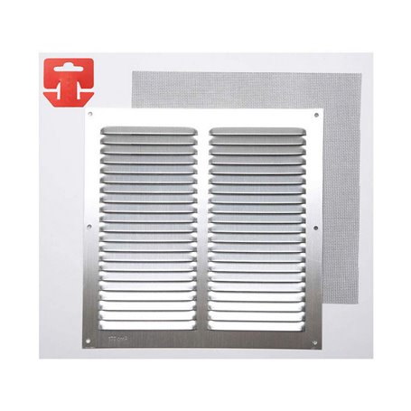 Grille Fepre Moustiquaire Aluminium Chrome (25 x 25 cm) 15,99 €